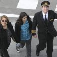 John Travolta, sa femme Kelly Preston et leur fille Ella 