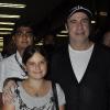 John Travolta et sa fille Ella, à Mumbai, en Inde