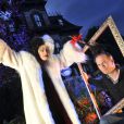 Cruella et Julien Arnaud fêtent Halloween à Disneyland Paris le 26 septembre 2010