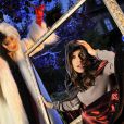 Cruella et Kairne Ferri fêtent Halloween à Disneyland Paris le 26 septembre 2010