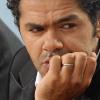 Jamel Debbouze s'est blessé sur le tournage du Marsupilami, à Bruxelles, le 28 septembre 2010.