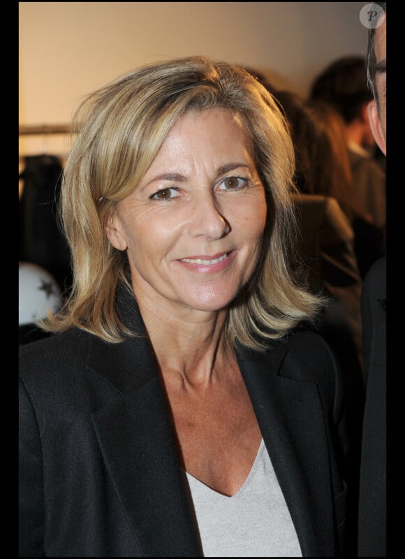 Claire Chazal lors de l'inauguration de la boutique de Michel Klein au 9 rue Jacob dans le 6e arrondissement de Paris le 30 septembre 2010