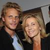 Claire Chazal et Arnaud Lemaire lors de l'inauguration de la boutique de Michel Klein au 9 rue Jacob dans le 6e arrondissement de Paris le 30 septembre 2010