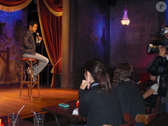 Jamel Debbouze présente son nouveau DVD, Made in Jamel, au Comedy Club, le 1er octobre 2010