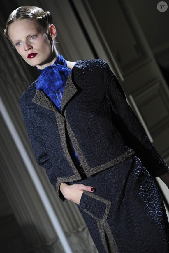 Défilé Yves Saint Laurent, le 4 octobre 2010, à Paris. Fashion Week