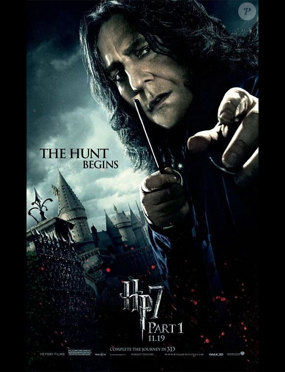 Les nouvelles affiches de Harry Potter : Severus Snape alias Alan Rickman