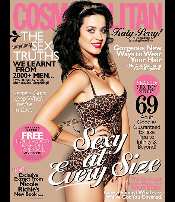 Katy Perry en couverture du Cosmopolitan Australie du mois de novembre 2010