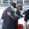 Heidi Klum et Seal se quittent à l'aéroport de Los Angeles. Septembre 2010