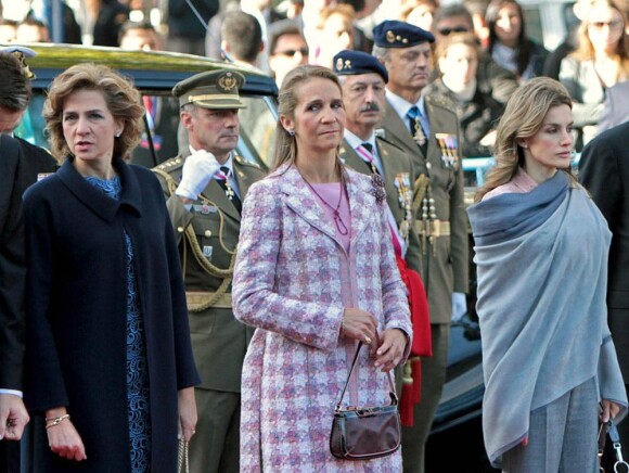Letizia d'Espagne et la princesse Elena à la fête nationale de l'Espagne et Jour de l'Hispanité. 12/10/2010