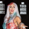 Lady Gaga en robe "viande"