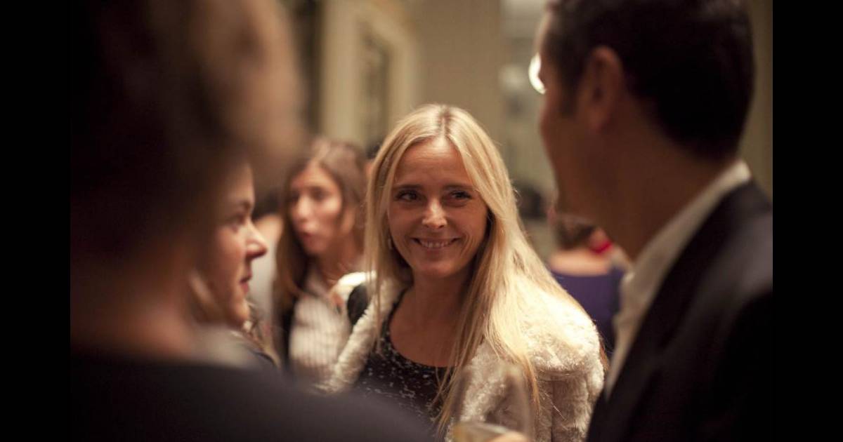 Marie Poniatowski, à l'occasion du vernissage d'une exposition unique