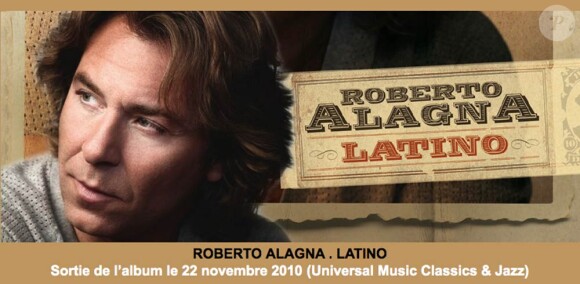 Roberto Alagna laisse parler sa fougue latino en reprenant des standards de la musiques sud-américaine dans l'album Latino !