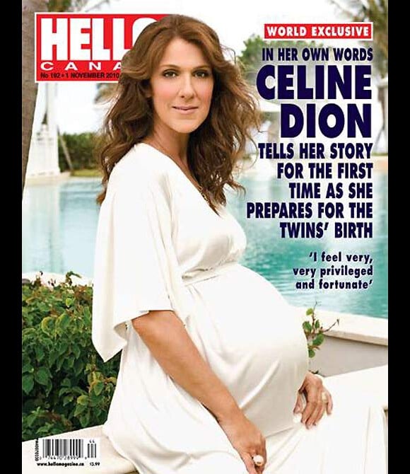Céline Dion et couverture de Hello