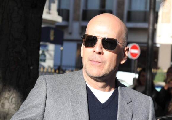 Bruce Willis est à Paris pour la promo de Red, le 21 octobre 2010