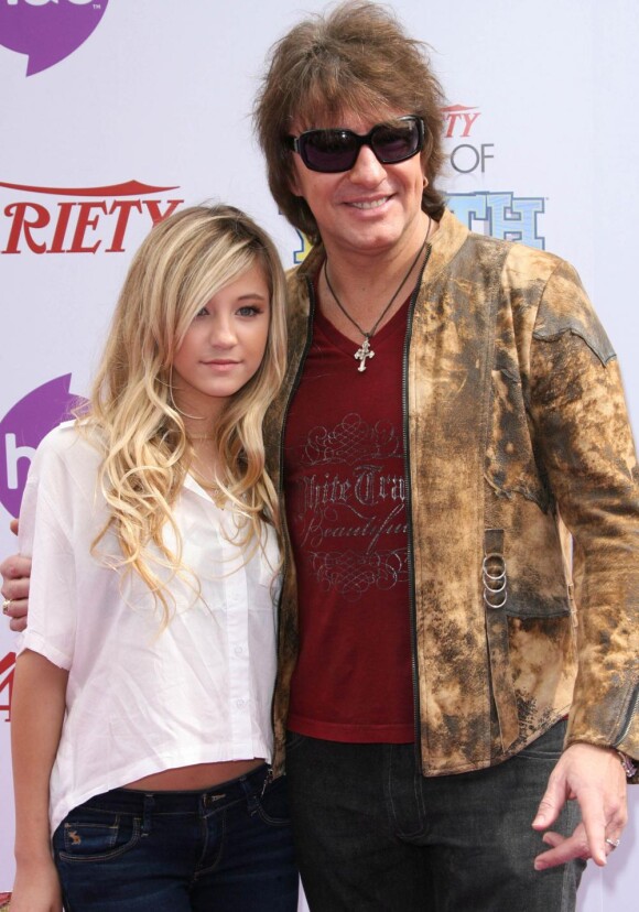Ava Sambora et son père Richie Sambora lors du 4e Variety's Power of Youth annuel aux studios Paramount à Los Angeles le 24 octobre 2010