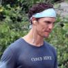 Matthew McConaughey est allé faire son jogging le 24 octobre 2010