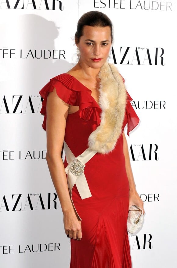 Yasmin Le Bon lors de la soirée Harper's Bazaar à Londres le 1er novembre 2010