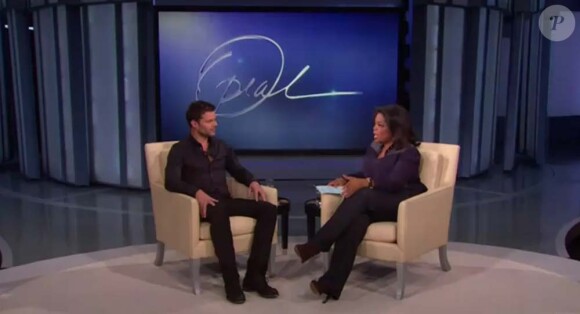 Ricky Martin, interview exclusive chez Oprah Winfrey, 2 novembre 2010