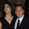 Eric Besson et sa superbe femme Yasmine lors du dîner d'Etat à l'Elysée le 4 novembre 2010