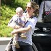 Rebecca Gayheart et sa fille Billie, en septembre 2010