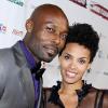 Jimmy Jean-Louis et sa femme Evelyn lors de l'avant-première de La Prima Cosa Bella à Los Angeles le 10 novembre 2010