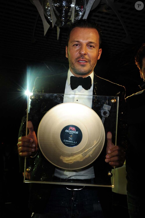 2e édition des FG Awards, à Monaco, le 11 novembre 2010 : Jean-Roch
