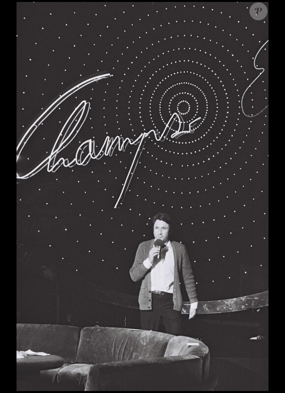 Michel Drucker dans Champs-Elysées, dans les années 80