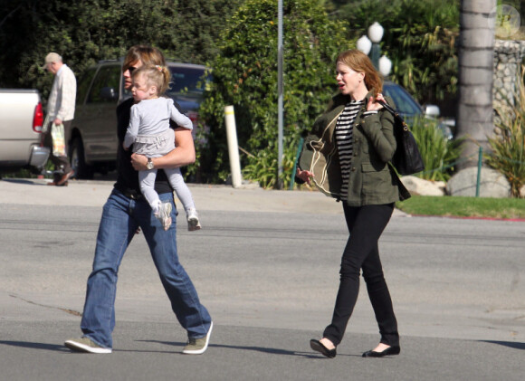 Nicole Kidman, Keith Urban et leur petite Sunday Rose (6 novembre 2010 à Los Angeles)
