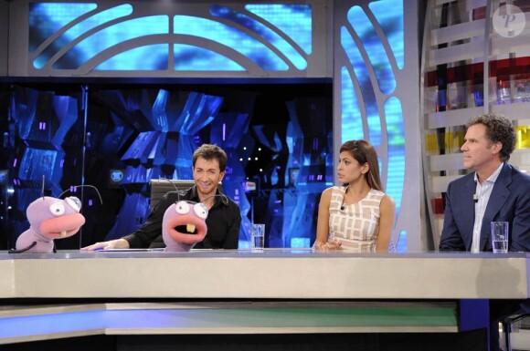 Eva Mendes et Will Ferrell invités dans l'émission espagnole El Hormiguero, pour la promotion de Very Bad Cops, à Madrid, le 12 novembre 2010.