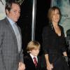 Sarah Jessica Parker, Matthew Broderick et leur fils James lors de la première new-yorkaise de Harry Potter le 15 novembre 2010.