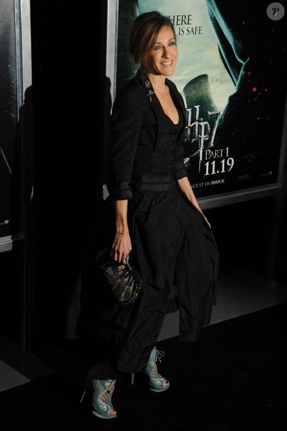 Sarah Jessica Parker lors de la première new-yorkaise de Harry Potter le 15 novembre 2010.