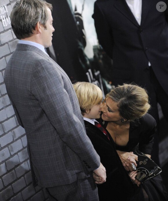 Sarah Jessica Parker, Matthew Broderick et leur fils James lors de la première new-yorkaise de Harry Potter le 15 novembre 2010.