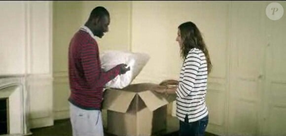 Zazie et Omar Sy dans Être et avoir, un clip réalisé par Jean-Marie Antonini, novembre 2010