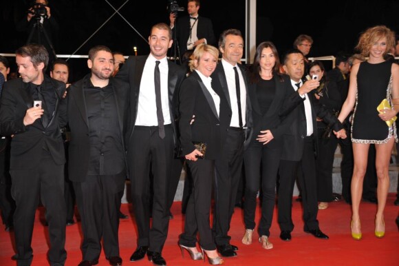 L'équipe du Grand Journal lors du festival de Cannes, en 2010.