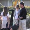 Sylvester Stallone va chercher ses filles à l'école, à Los Angeles, le 17 novembre 2010