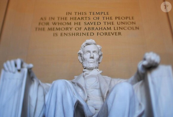 La statue d'Abraham Lincoln à Washington