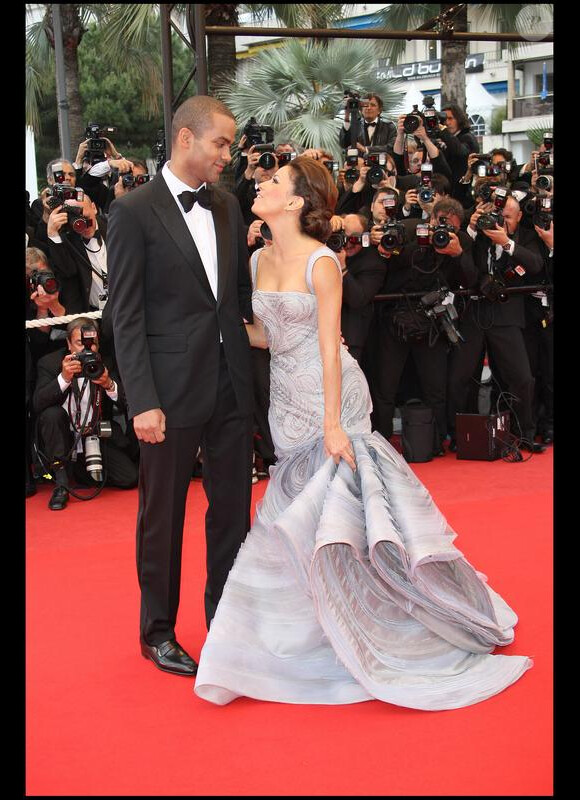 Tony Parker et Eva Longoria en mai 2009, à Cannes.