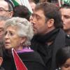 Javier Bardem participe en famille à la manifestation pour le Sahara occidental libre à Madrid le 14 novembre 2010