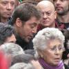 Javier Bardem participe en famille à la manifestation pour le Sahara occidental libre à Madrid le 14 novembre 2010