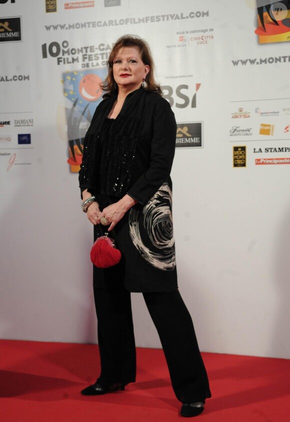 Catherine Jacob à la 10e édition du Festival de la Comédie, à Monaco. 27/11/2010