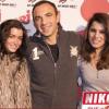 Jenifer entourée de l'équipe du 6/9 de NRJ : Nikos Aliagas, Mustapha El Atrassi et Karine Ferri