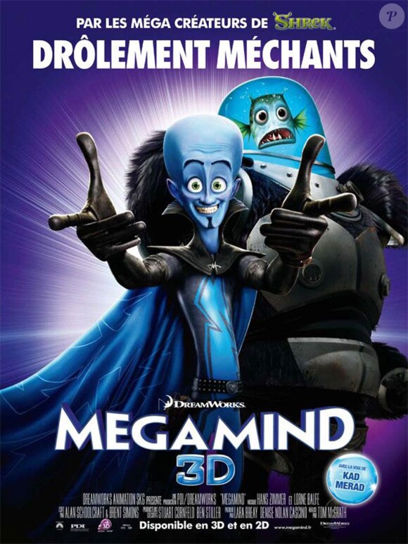 Des images de Megamind, en salles le 15 décembre 2010.