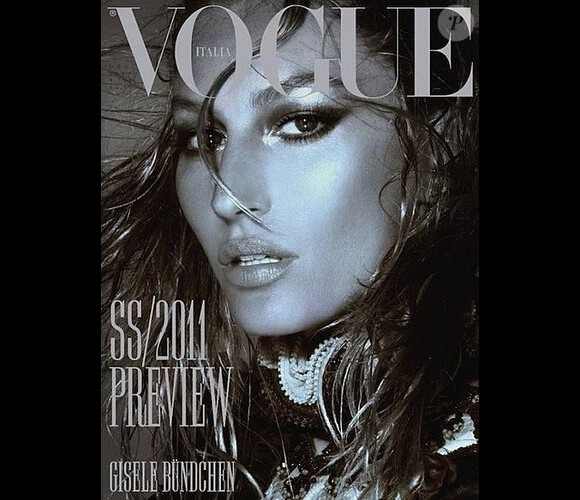 Gisele Bundchen en couverture du Vogue italie du mois de décembre.