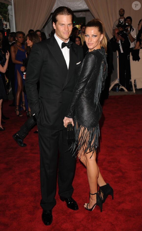 Gisele Bundchen et son marie Tom Brady à New York, le 4 mai 2010.