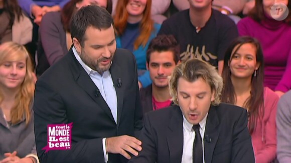 Michaël Youn, sur le plateau de "Tout le monde il est beau".