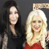 Christina Aguilera et Cher à Madrid, le 9 décembre 2010.