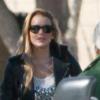 Lindsay Lohan est de retour au centre de désintoxication de Betty Ford, à Los Angeles, après une balade, vendredi 26 novembre.