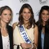 Sylvie Tellier, Laury Thilleman et Malika Ménard à l'occasion des 10 ans de la soirée "So, Happy in Paris ?" (les fêtes organisées par Michaël Canitrot et Julia Gautier), à la Tour Eiffel, à Paris, le 14 décembre 2010.