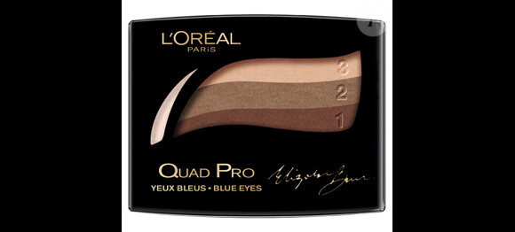Quad Pro, L'Oréal, spécial yeux bleus, 14,10 euros.