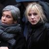 Elisabeth Quin et Julie Depardieu aux obsèques de Gérald Nanty, le 22 décembre, à Paris.